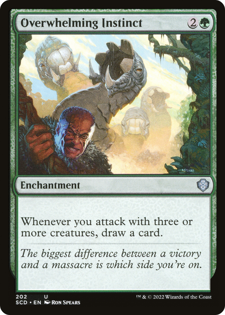 Image of Overwhelming Instinct (SCD-202) - Starter Commander Decks