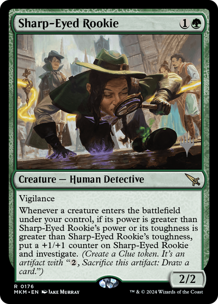 Image of Sharp-Eyed Rookie (PPMKM-176) - Murders at Karlov Manor Promos