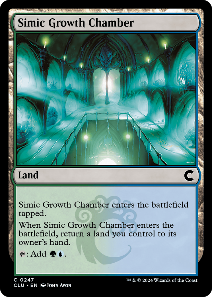 Image of Simic Growth Chamber (CLU-247) - Ravnica: Clue Edition
