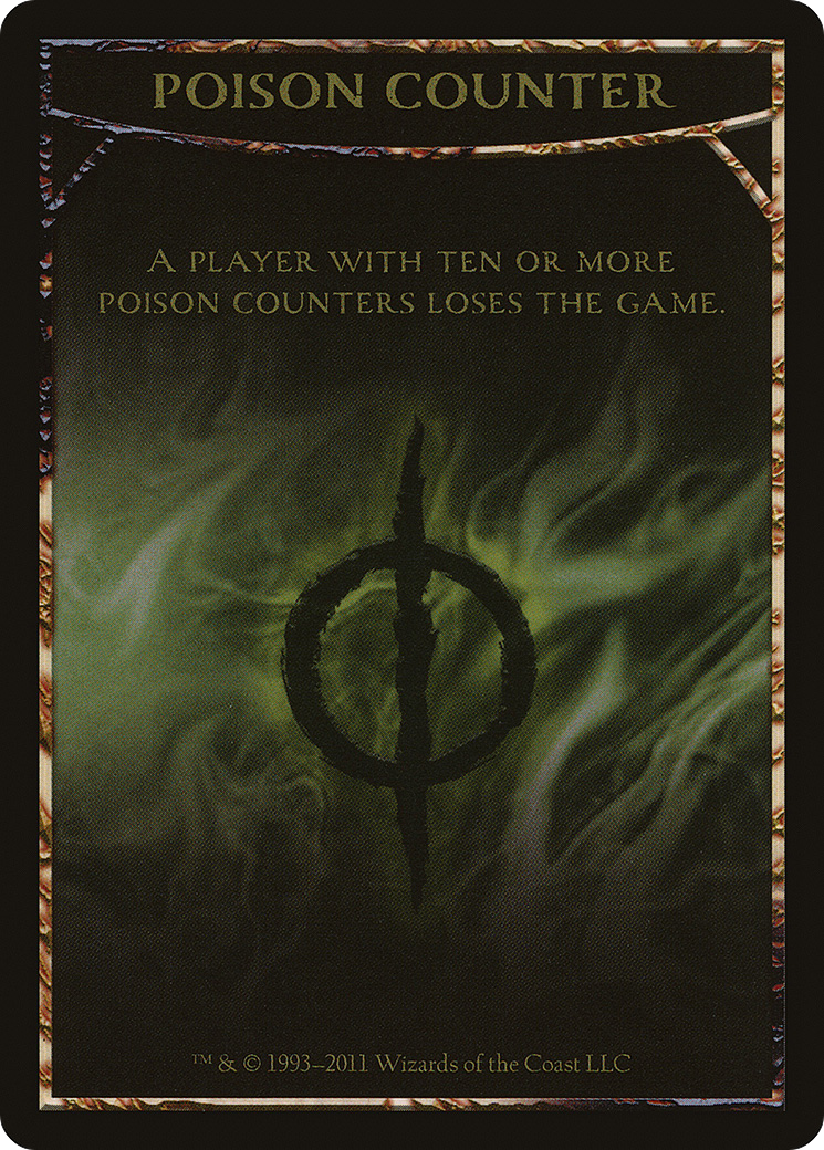 Image of Poison Counter Token (MBS-006) - Mirrodin Besieged Tokens