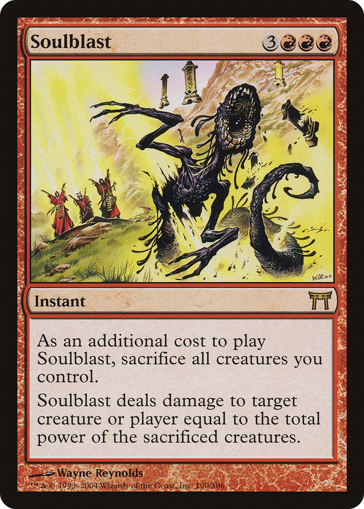 Image of Soulblast (CHK-190) - Champions of Kamigawa