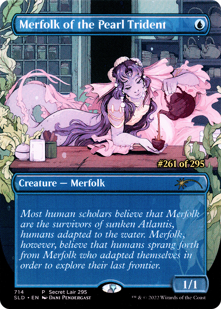 Image of Merfolk of the Pearl Trident (Serial Numbered) (SLD-714) - Secret Lair Drop (Borderless)