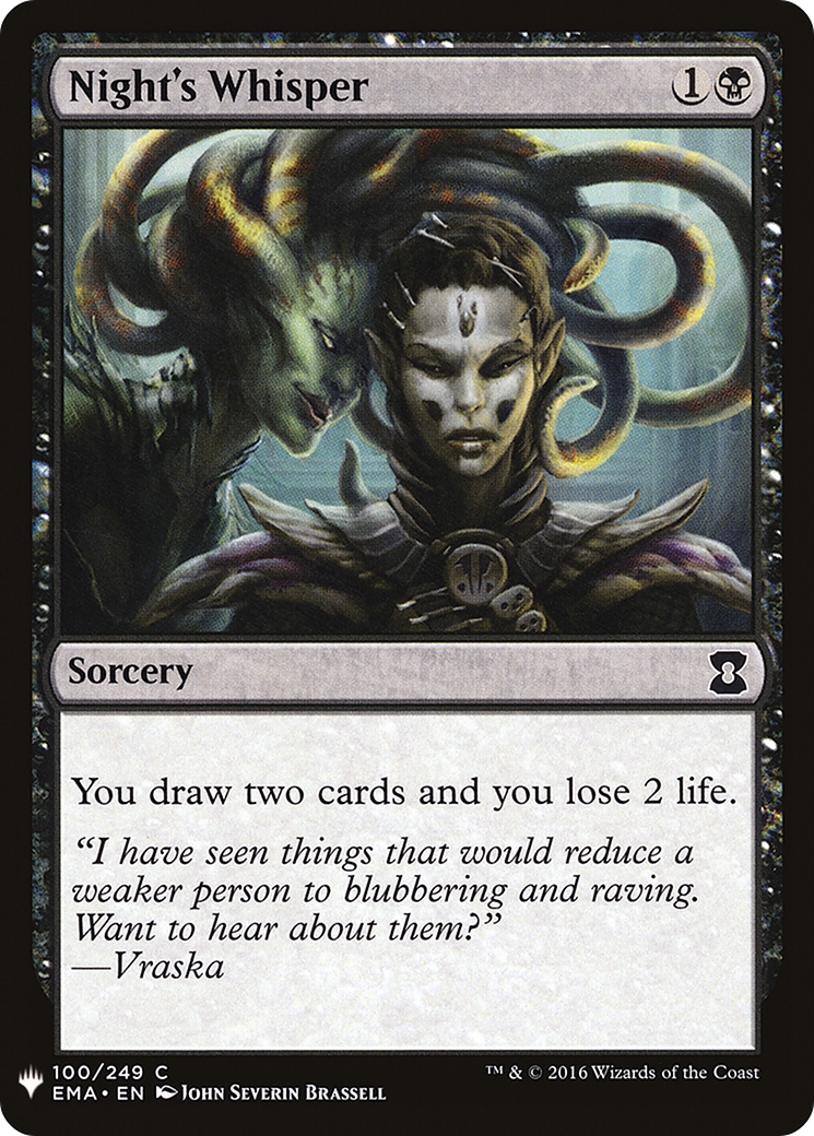 Image of Night's Whisper (LIST-EMA-100) - The List