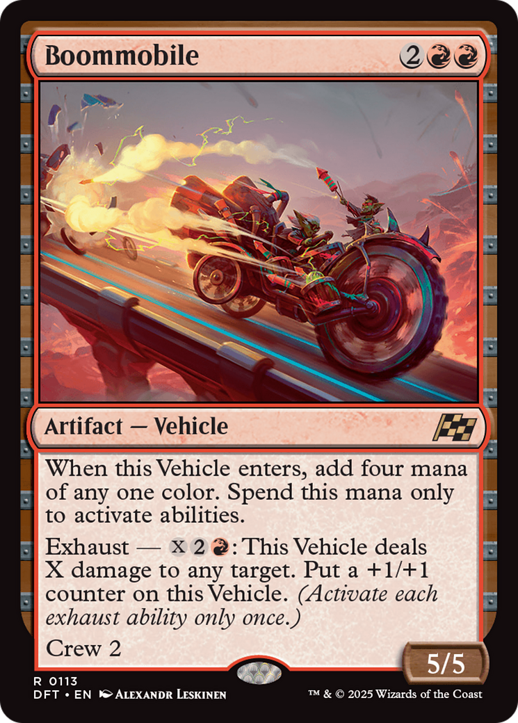 Image of Boommobile (DFT-113) - Aetherdrift Foil