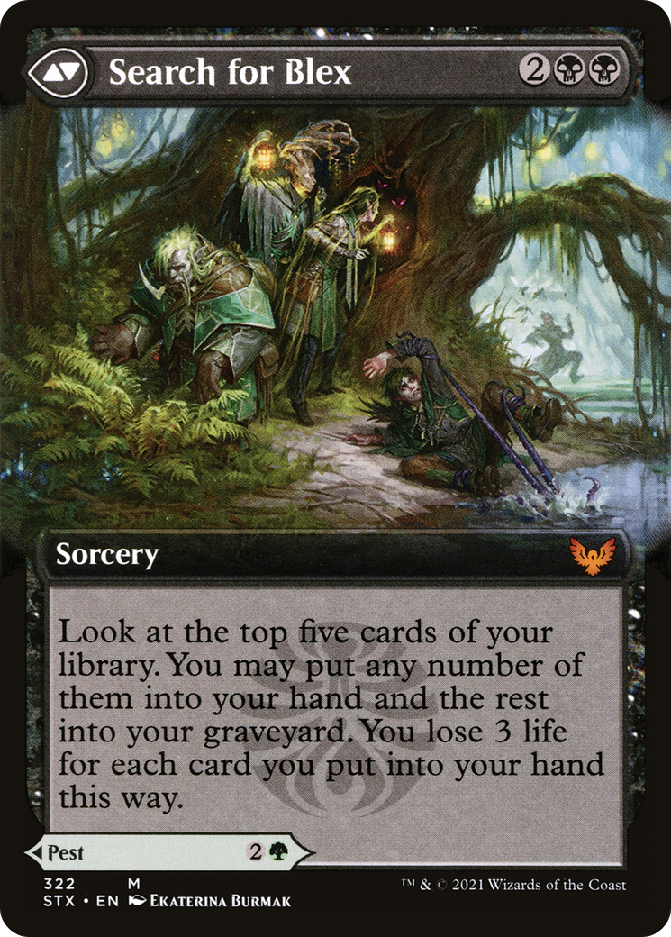Image of Blex, Vexing Pest (Extended Art) (STX-322) - Strixhaven: School of Mages: (Extended Art)