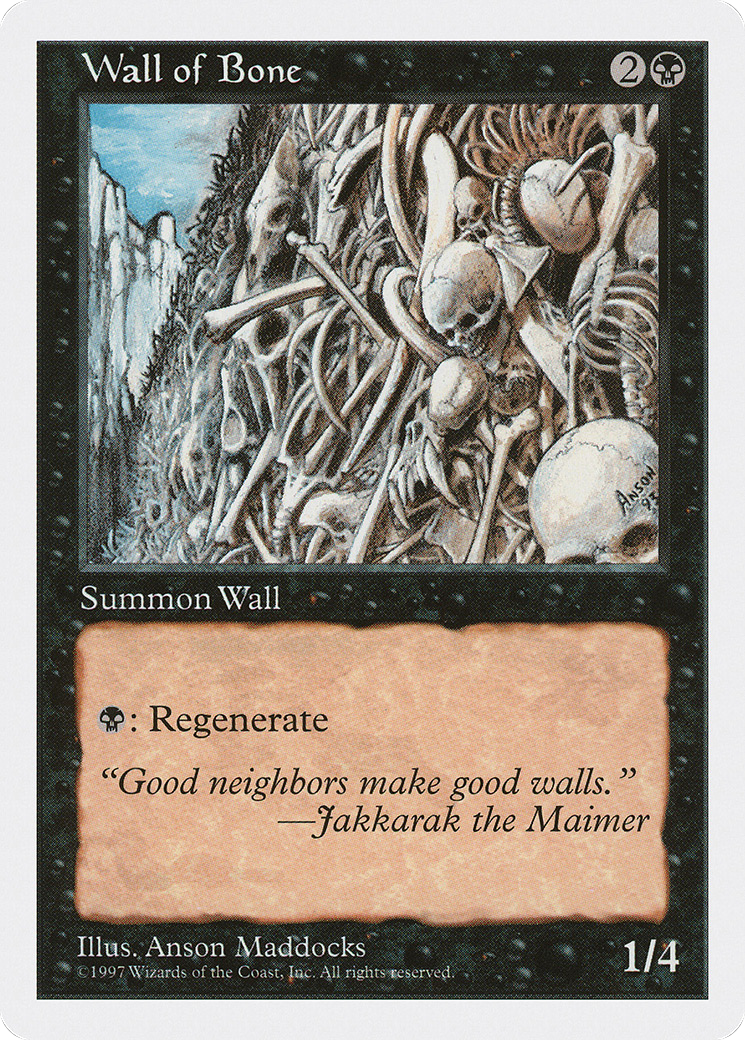 Image of Wall of Bone (5ED-) - Fifth Edition