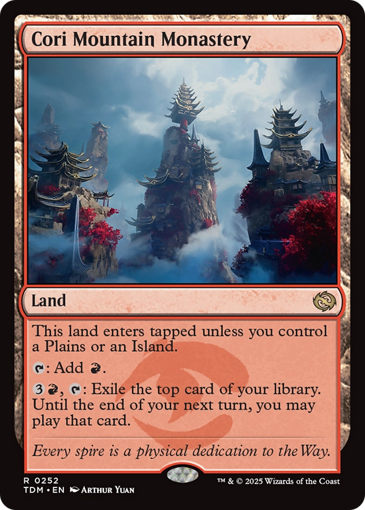 Image of Cori Mountain Monastery (TDM-252) - Tarkir: Dragonstorm