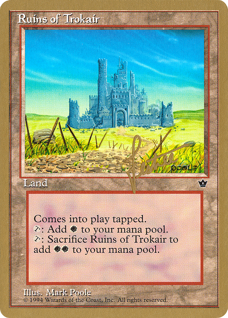 Image of Ruins of Trokair - 1996 Bertrand Lestree (FEM) (WCD-) - Pro Tour Collector Set