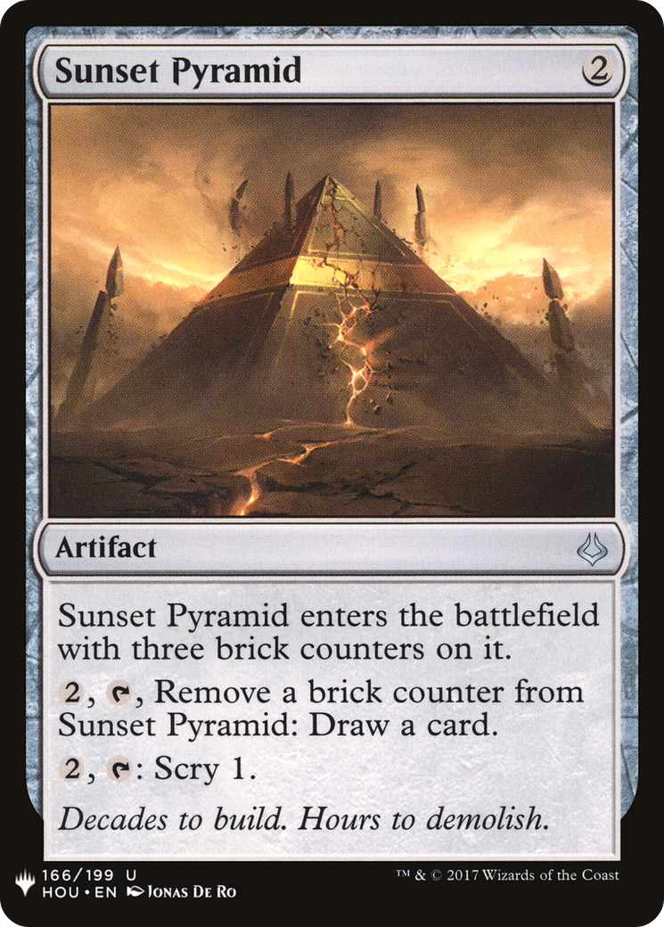 Image of Sunset Pyramid (LIST-HOU-166) - The List