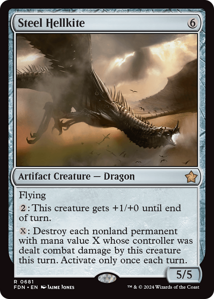 Image of Steel Hellkite (FDN-681) - Foundations