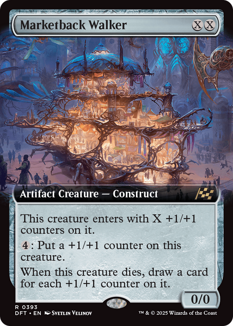 Image of Marketback Walker (Extended Art) (DFT-393) - Aetherdrift: (Extended Art)