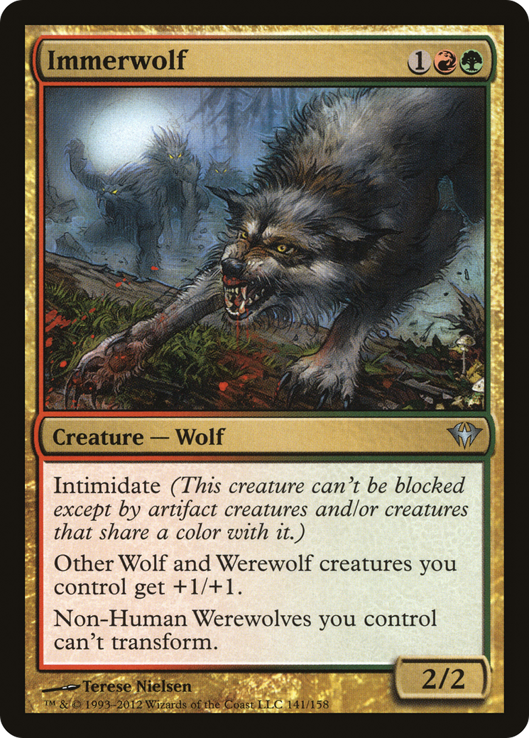 Image of Immerwolf (DKA-141) - Dark Ascension Foil
