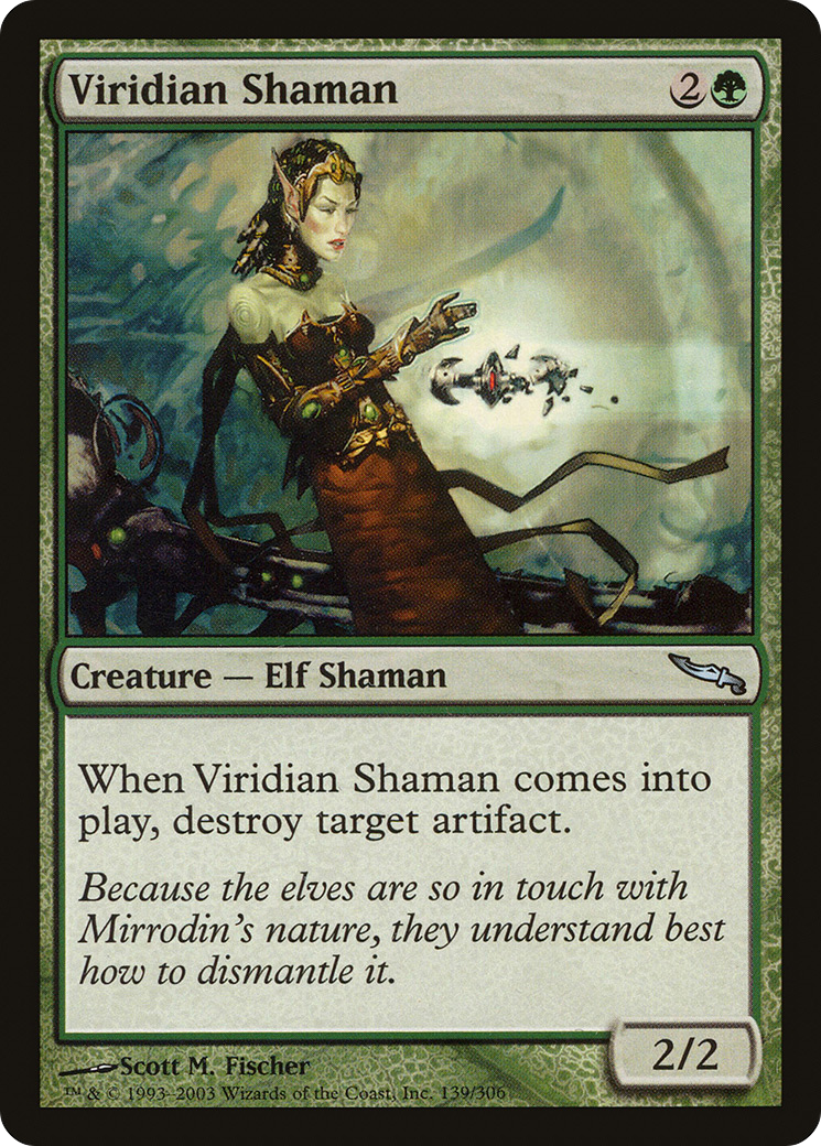 Image of Viridian Shaman (MRD-139) - Mirrodin