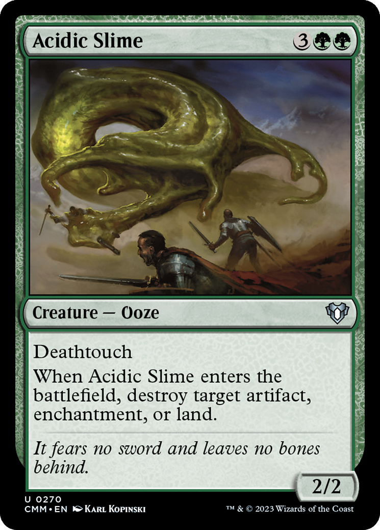 Image of Acidic Slime (CMM-270) - Commander Masters