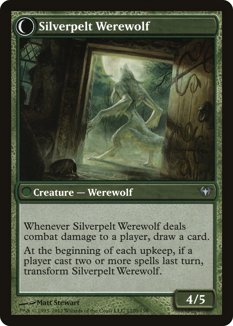 Image of Lambholt Elder (DKA-122) - Dark Ascension: (Double Faced Transform) Foil