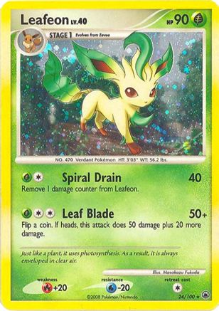 Image of Leafeon 024/100  - Holofoil Deck Exclusives - Holo Rare