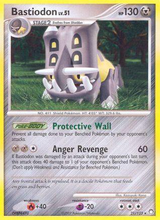Image of Bastiodon 021  - Reverse Holofoil Mysterious Treasures - Rare