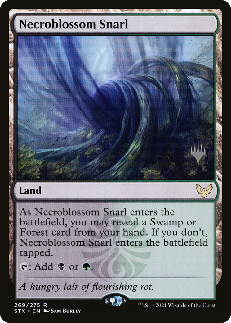 Image of Necroblossom Snarl (PPSTX-269P) - Strixhaven: School of Mages Promos