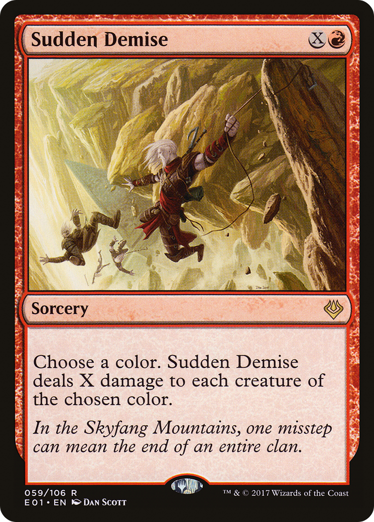 Image of Sudden Demise (AC2-059) - Archenemy: Nicol Bolas