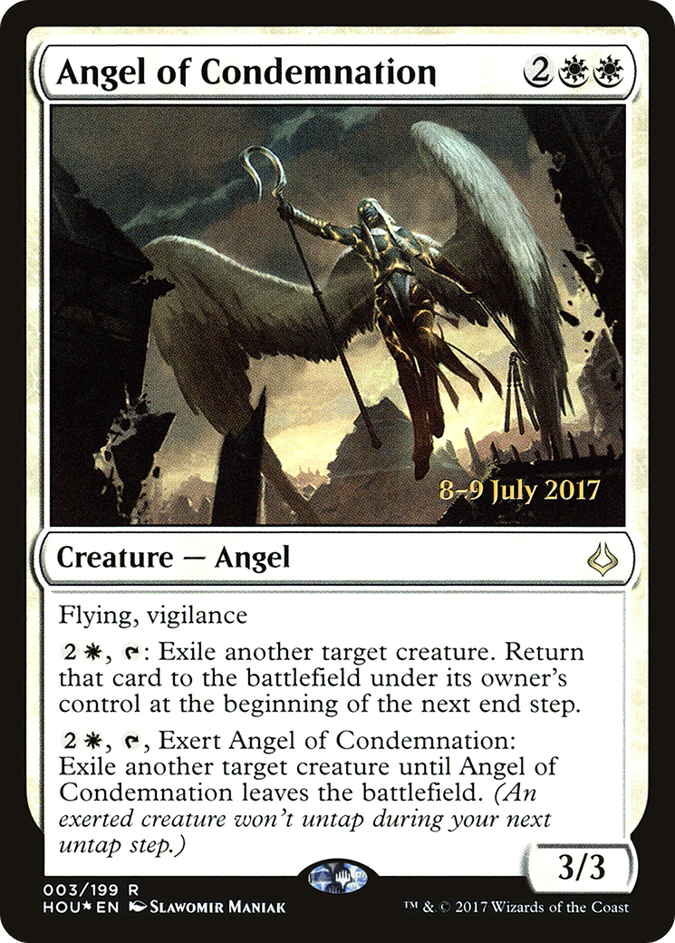 Image of Angel of Condemnation (PRE-03S) - Hour of Devastation Promos Foil