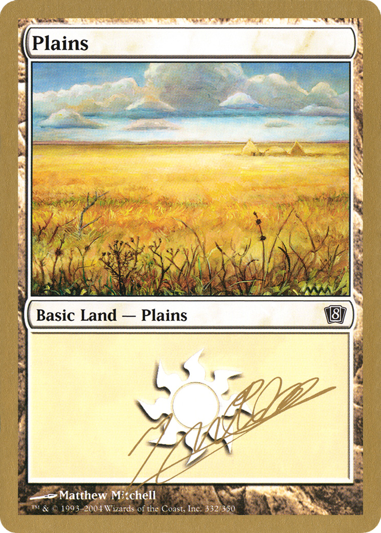 Image of Plains (332) - 2004 Julien Nuijten (8ED) (WCD-JN332) - World Championship Decks 2004