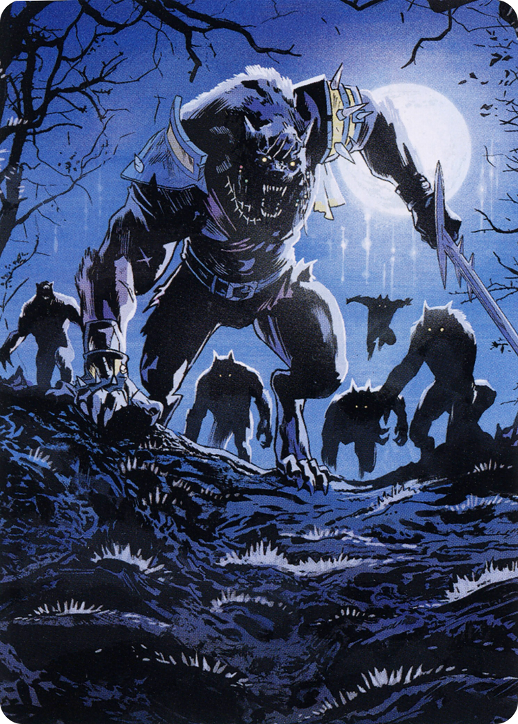 Image of Tovolar, the Midnight Scourge // Tovolar, the Midnight Scourge (AMID-008) - Midnight Hunt Art Series (Borderless) Foil