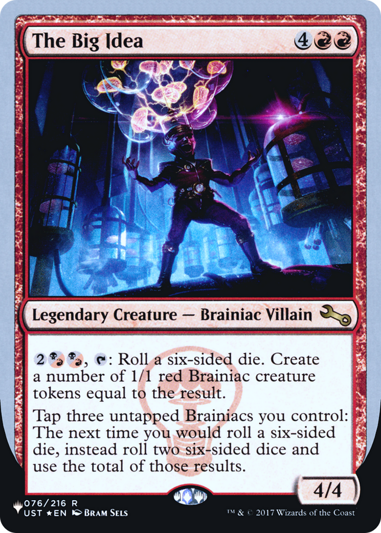 Image of The Big Idea (LIST-076/216) - The List (Unfinity Foil Edition) Foil
