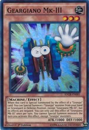 Image of Geargiano Mk-III (SDGR-EN001) - Structure Deck: Geargia Rampage 1st Edition