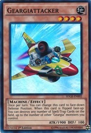 Image of Geargiattacker (SDGR-EN002) - Structure Deck: Geargia Rampage 1st Edition