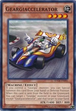 Image of Geargiaccelerator (SDGR-EN006) - Structure Deck: Geargia Rampage 1st Edition