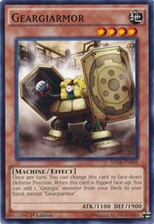 Image of Geargiarmor (SDGR-EN008) - Structure Deck: Geargia Rampage 1st Edition