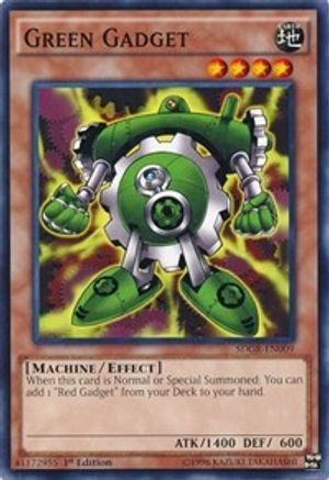 Image of Green Gadget (SDGR-EN009) - Structure Deck: Geargia Rampage 1st Edition