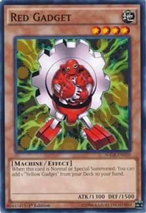 Image of Red Gadget (SDGR-EN010) - Structure Deck: Geargia Rampage 1st Edition