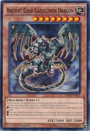 Image of Ancient Gear Gadjiltron Dragon (SDGR-EN013) - Structure Deck: Geargia Rampage 1st Edition