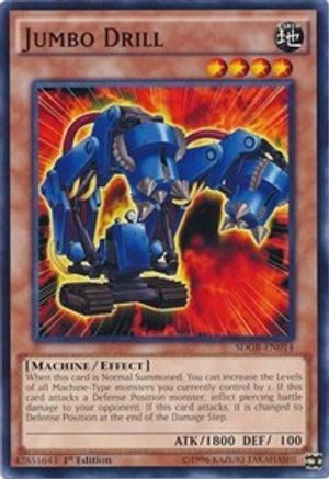 Image of Jumbo Drill (SDGR-EN014) - Structure Deck: Geargia Rampage 1st Edition