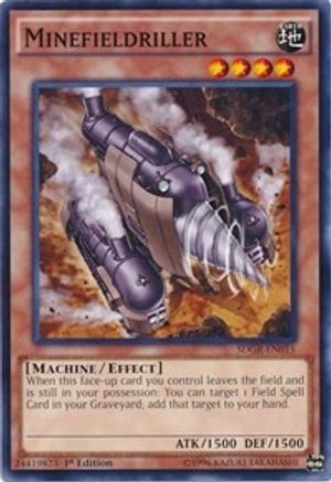 Image of Minefieldriller (SDGR-EN015) - Structure Deck: Geargia Rampage 1st Edition