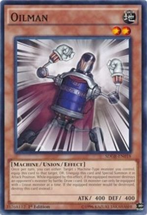 Image of Oilman (SDGR-EN018) - Structure Deck: Geargia Rampage 1st Edition
