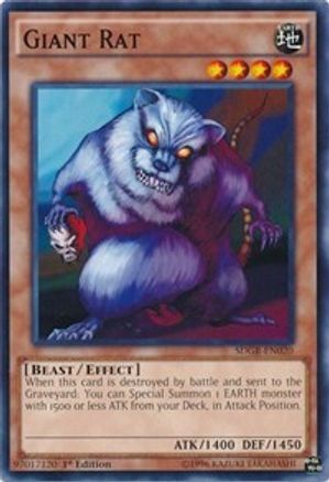 Image of Giant Rat (SDGR-EN020) - Structure Deck: Geargia Rampage 1st Edition