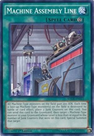 Image of Machine Assembly Line (SDGR-EN023) - Structure Deck: Geargia Rampage 1st Edition