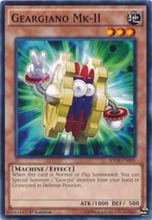 Image of Geargiano Mk-II (SDGR-EN005) - Structure Deck: Geargia Rampage 1st Edition