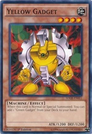Image of Yellow Gadget (SDGR-EN011) - Structure Deck: Geargia Rampage 1st Edition