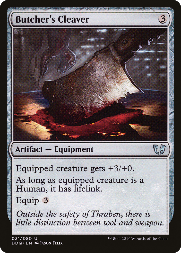 Image of Butcher's Cleaver (DDQ-031) - Duel Decks: Blessed vs. Cursed
