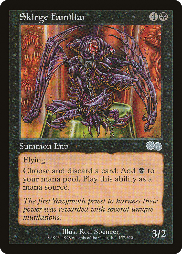 Image of Skirge Familiar (USG-157) - Urza's Saga