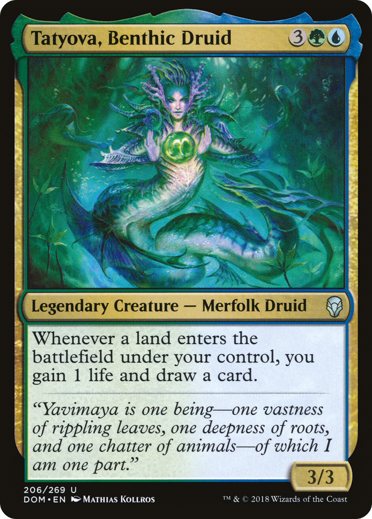 Image of Tatyova, Benthic Druid (DOM-206) - Dominaria