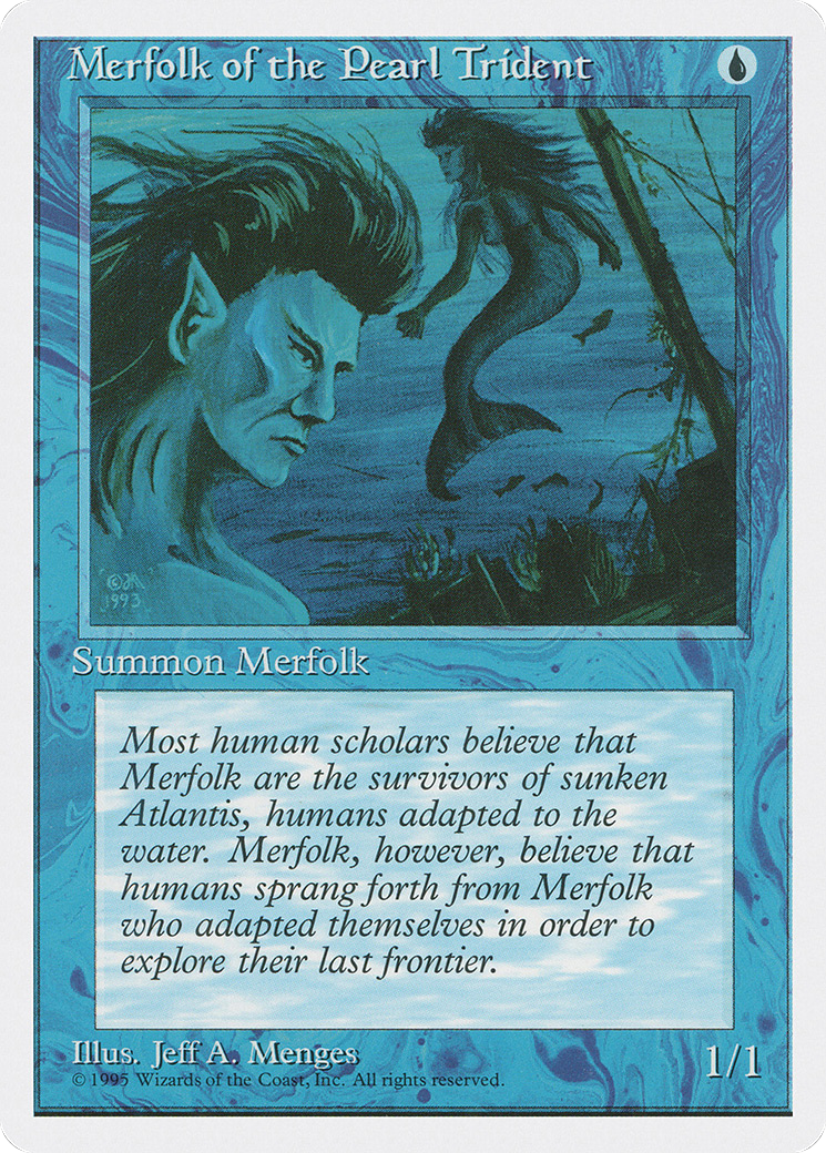 Image of Merfolk of the Pearl Trident (4ED-) - Fourth Edition