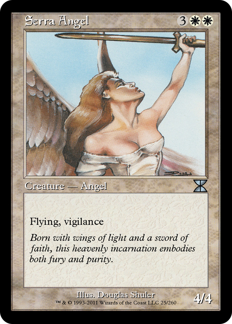 Image of Serra Angel (ME4-025) - Masters Edition IV