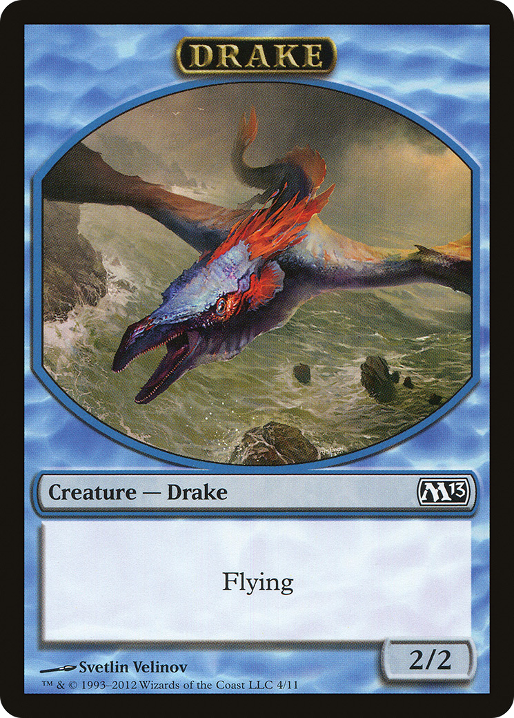 Image of Drake Token (M13-004) - Magic 2013 Tokens