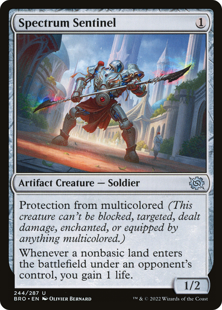 Image of Spectrum Sentinel (BRO-244) - The Brothers' War Foil
