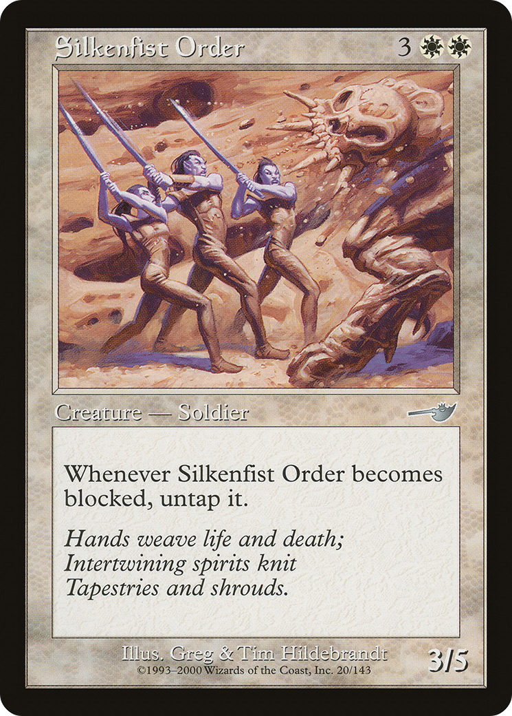 Image of Silkenfist Order (NMS-020) - Nemesis Foil