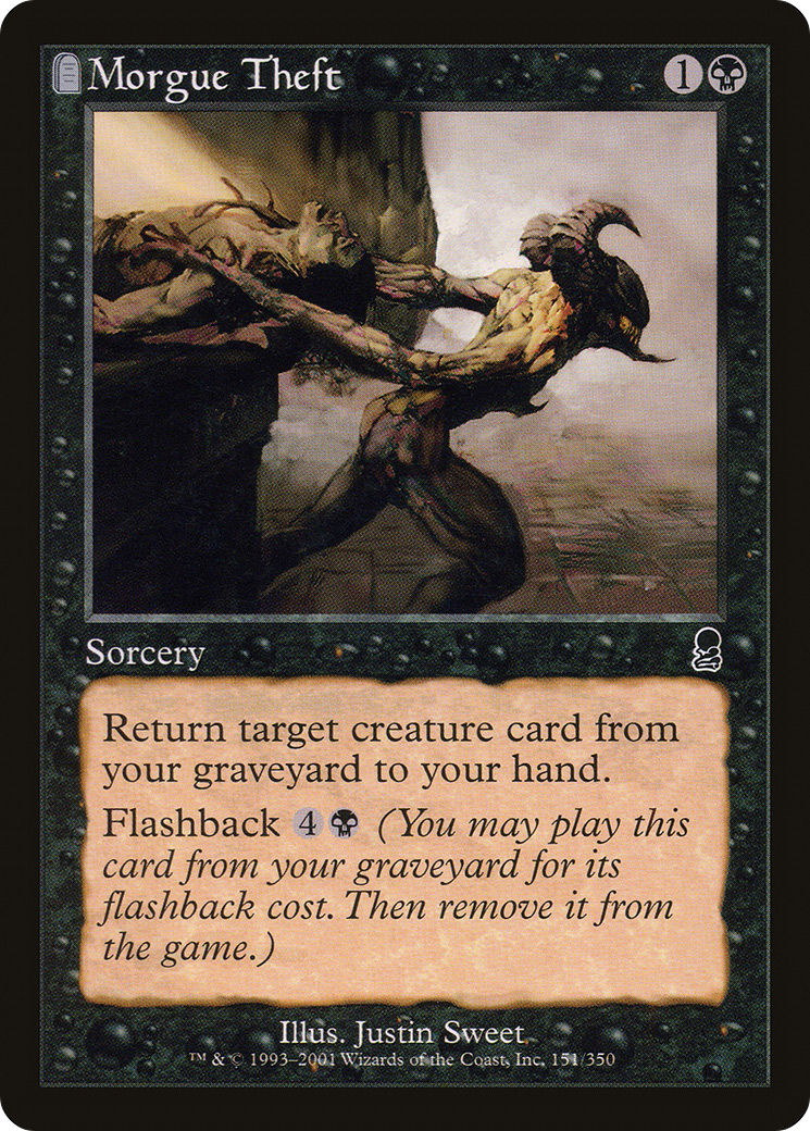 Image of Morgue Theft (ODY-151) - Odyssey: (tombstone) Foil